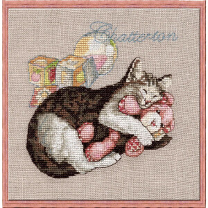 Nimue counted cross stitch kit "Chatterton",...