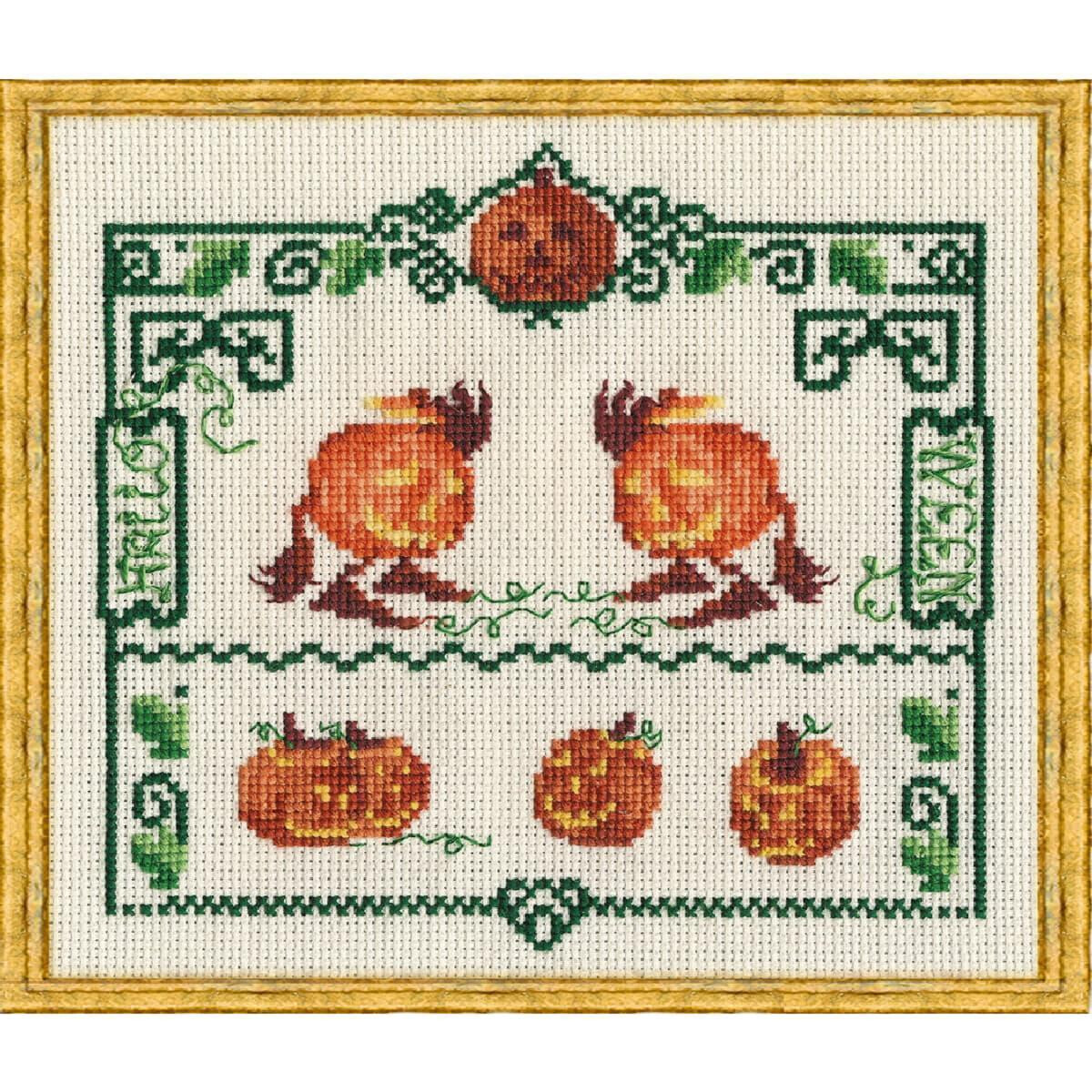 Nimue counted cross stitch kit "Halloween",...