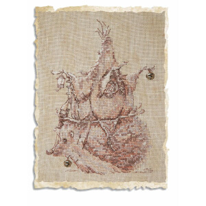 Nimue counted cross stitch kit "The Hedgehog",...