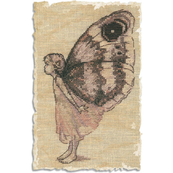 Nimue Набор для вышивания крестом "Бабочка", счетный узор, 55K, 9,5x16см