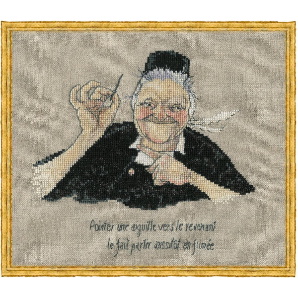 Nimue Набор для вышивания крестом "Мама Гож", счетная схема, 18К, 17х16см