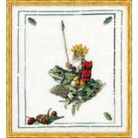 Nimue counted cross stitch kit "The King of the Elves", 2K, 19x22cm, DIY