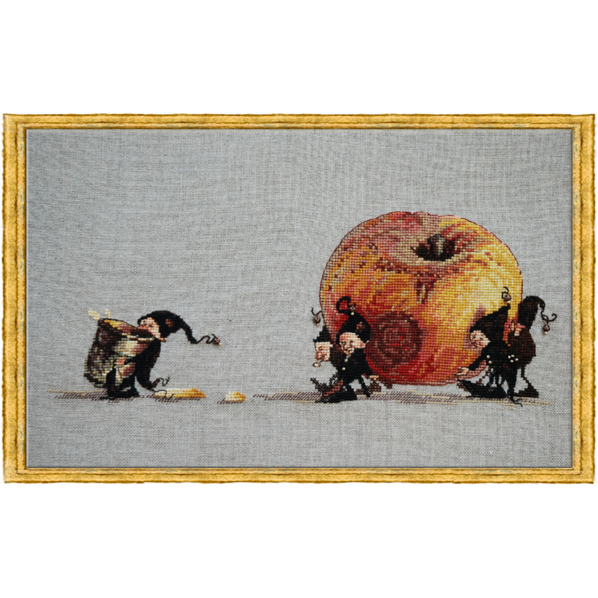 Nimue counted cross stitch kit "Apple", 70K,...