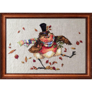 Nimue counted cross stitch kit "Robins Jig",...