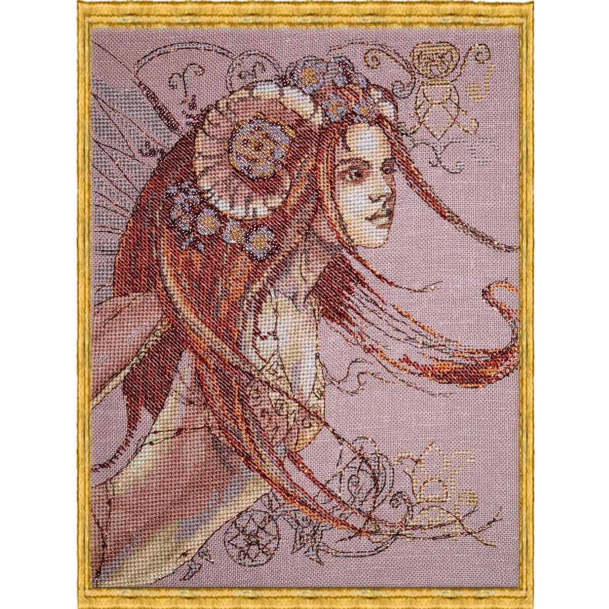 Nimue counted cross stitch kit "Aries", 130K,...
