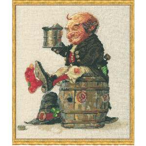 Nimue counted cross stitch kit "Le Cluricaun ",...