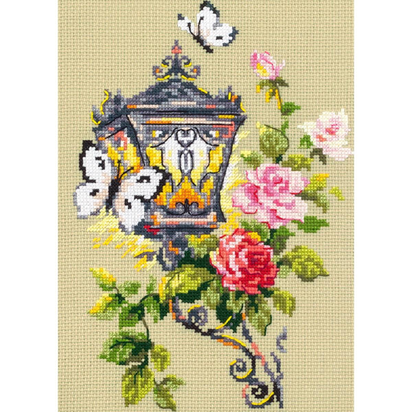 Magic Needle Zweigart Edition counted cross stitch kit "Light of Allure", 17x23cm, DIY