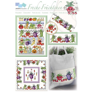 LINDNER´S Cross Stitch counted Chart "Cheeky fruits", 140