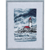 Permin counted cross stitch kit "Lighthouse", 26x35cm, DIY, 12-0166