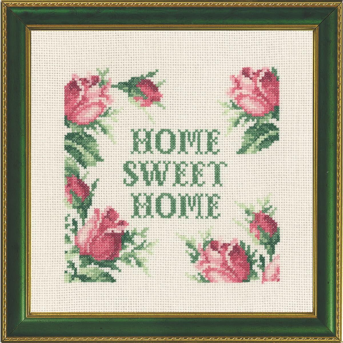 Permin counted cross stitch kit "Home sweet...