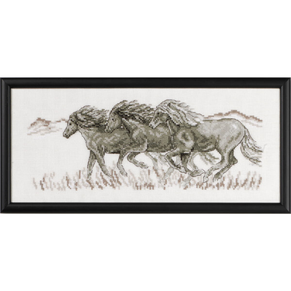 Permin kruissteekset "Paard", telpatroon, 36x15cm, 12-8323
