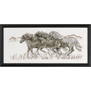 Permin counted cross stitch kit "Horses",...