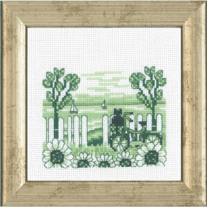 Permin counted cross stitch kit "Bicycle &...