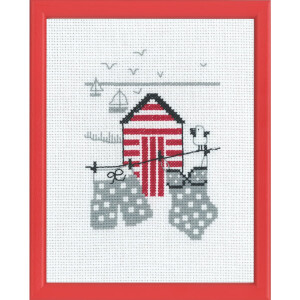Permin counted cross stitch kit "Red house",...