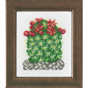 Permin counted cross stitch kit "Cactus red",...