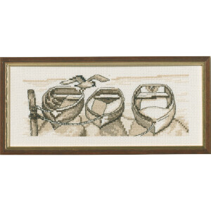 Permin counted cross stitch kit "Ships",...