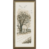 Permin counted cross stitch kit "Edge of the wood", 22x9cm, DIY, 13-8143