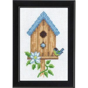 Permin counted cross stitch kit "Birdhouse...