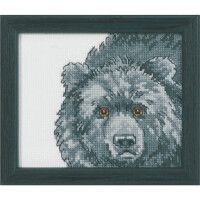 Permin counted cross stitch kit "Bear", 9x11cm, DIY, 14-4132