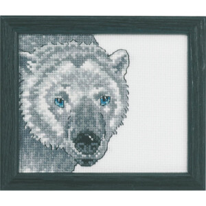 Permin counted cross stitch kit "Polar bear",...