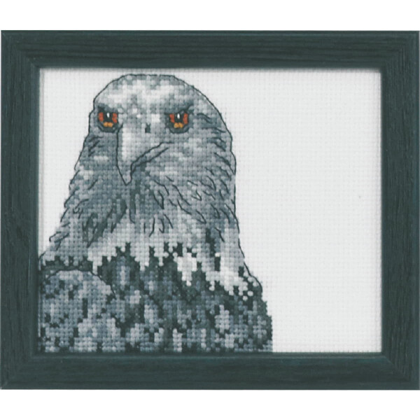 Permin counted cross stitch kit "Eagle", 9x11cm, DIY, 14-4134