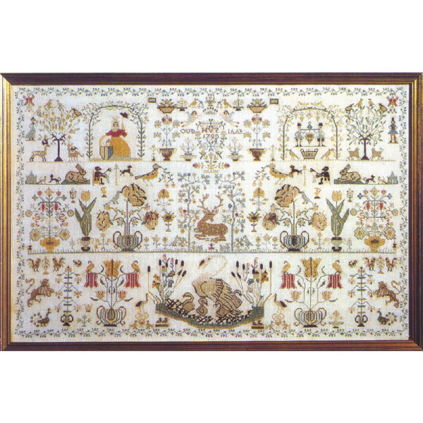 Permin Набор для вышивания крестом "Красавица", счетная схема, 59x96 см, 39-10813