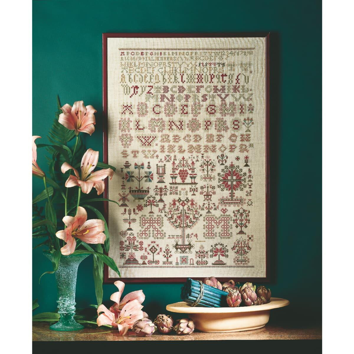 Permin counted cross stitch kit "Sampler",...
