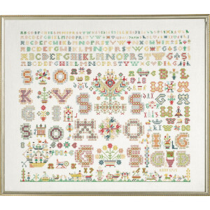 Permin counted cross stitch kit "Sampler anno",...