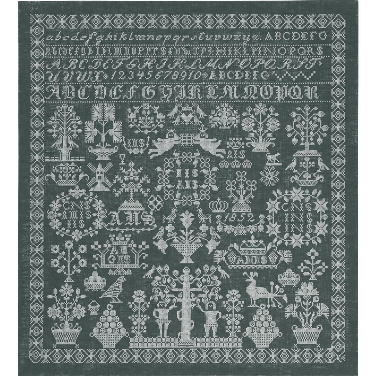 Permin counted cross stitch kit "Grey...