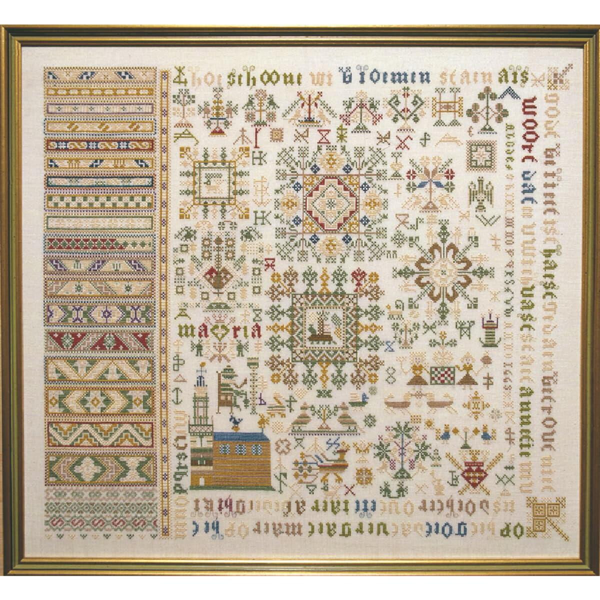 Permin counted cross stitch kit "Sampler...