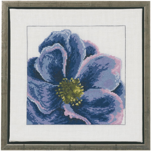 Permin counted cross stitch kit "Clematis", 30x30cm, DIY, 70-1151