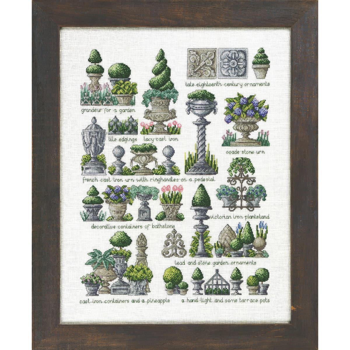 Permin counted cross stitch kit "Garden...