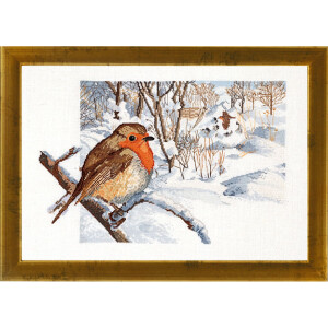 Permin counted cross stitch kit "Robin",...