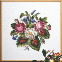 Permin counted cross stitch kit "Picture", 42x42cm, DIY, 70-4144