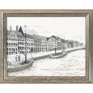 Permin counted cross stitch kit "Nyhavn",...