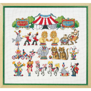 Permin counted cross stitch kit "Circus",...