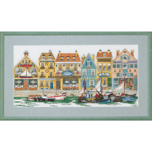 Permin counted cross stitch kit "Waterfront",...