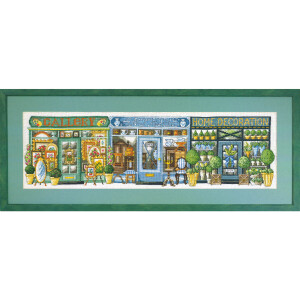 Permin counted cross stitch kit "Shops",...