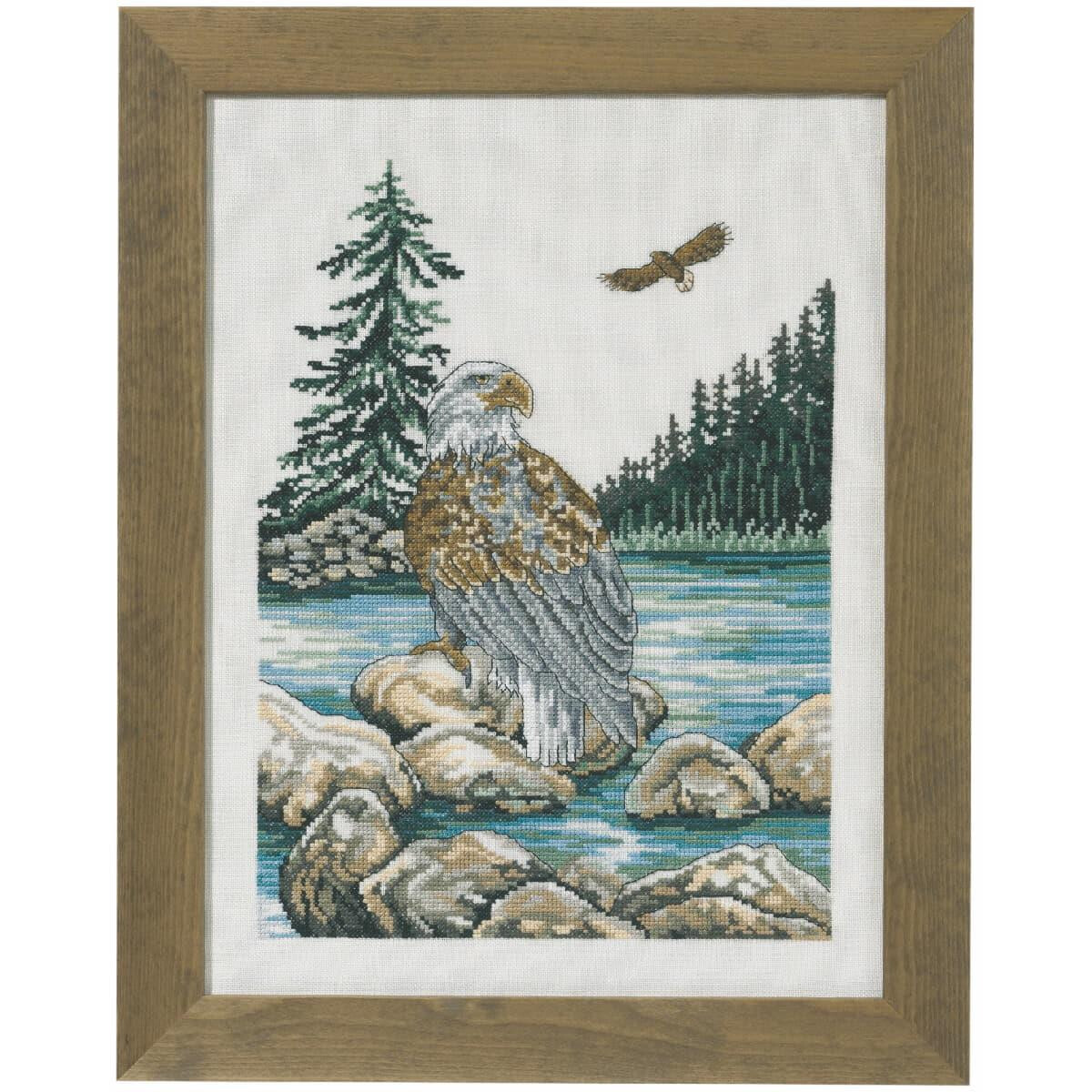 Permin counted cross stitch kit "See eagle",...