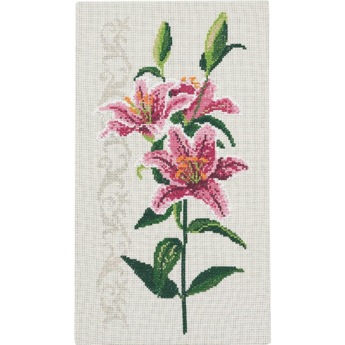 Permin counted cross stitch kit "Flowers I",...