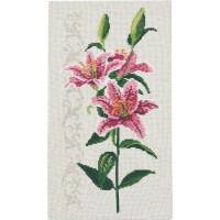 Permin counted cross stitch kit "Flowers I", 34x60cm, DIY, 90-4836