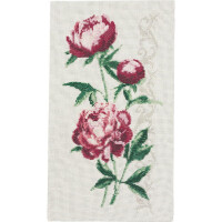 Permin counted cross stitch kit "Flowers III", 34x60cm, DIY, 90-4838