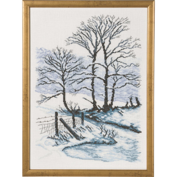 Permin kruissteekset "Winter", telpatroon, 34x47cm, 90-7431
