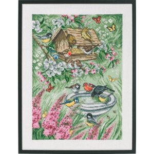 Permin counted cross stitch kit "Birds in...