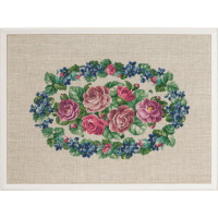 Permin counted cross stitch kit "Roses", 60x44cm, DIY, 90-9585