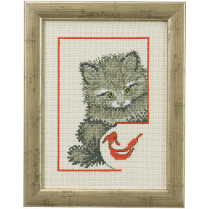 Permin counted cross stitch kit "Kitty...