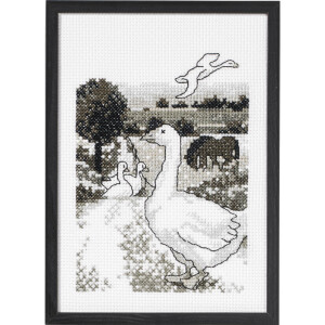 Permin counted cross stitch kit "Goose",...