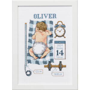 Permin counted cross stitch kit "Oliver",...