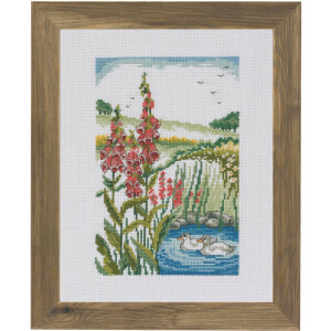 Permin counted cross stitch kit "2 White...