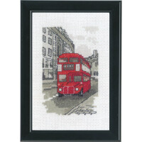 Permin counted cross stitch kit "London", 10x15cm, DIY, 92-1839